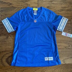 NFL Pro Line Vintage Detroit Lions Women's Jersey Blue Small Football Apparel